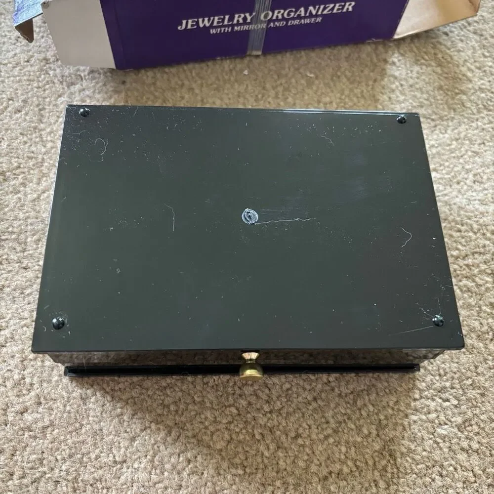 Jewelry Organizer With Mirror And Drawer *New*